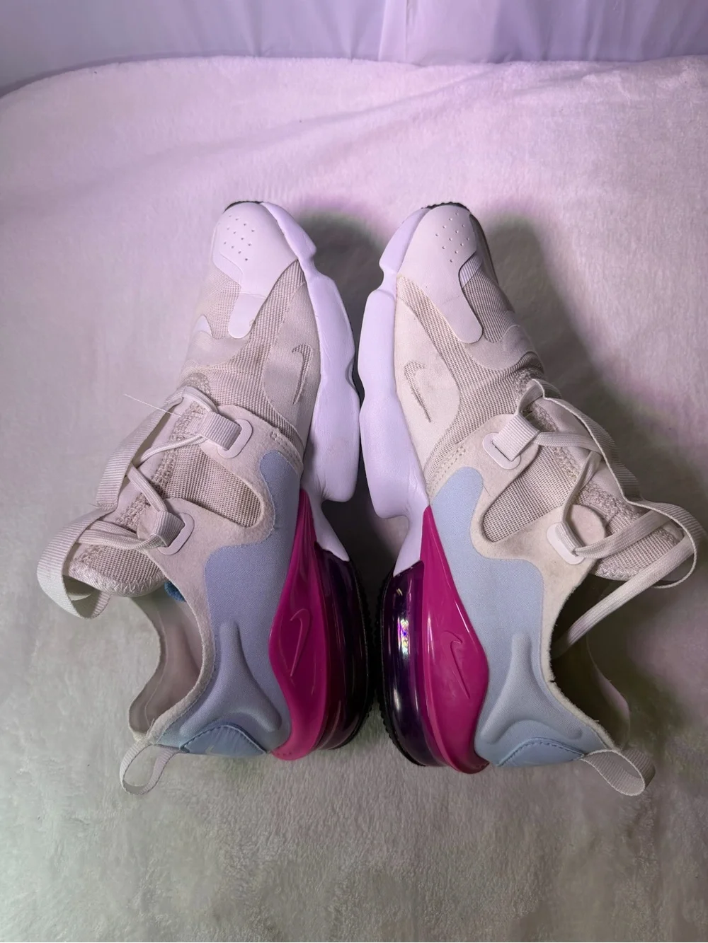 Nike Women’s Air Max White Blue Pink Sneakers